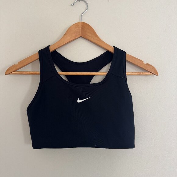 Nike Black Dri-FIT Racerback Sports Bra - Picture 1 of 3